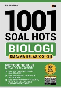 Image of 1001 Soal HOTS Biologi SMA/MA Kelas X-XI-XII