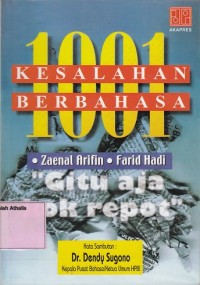 Image of 1001 Kesalahan Berbahasa