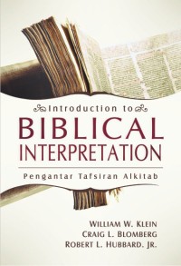 Image of Introduction to Biblical Interpretation = Pengantar Tafsiran Alkitab