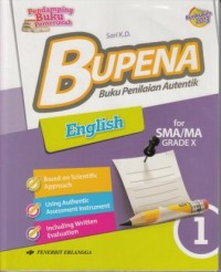 Image of BUPENA = Buku Penilaian Autentik English for SMA/MA Grade X