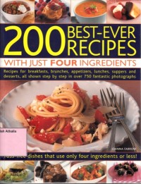 Image of 200 best ever recipes with just four ingredients