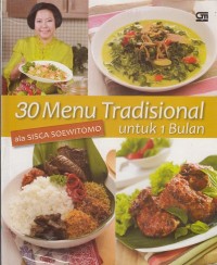 Image of 30 menu tradisional untuk 1 bulan