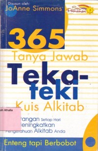 Image of 365 tanya jawab teka-teki kuis Alkitab