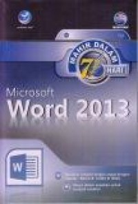 Image of Mahir dalam 7 Hari Microsoft Word 2013