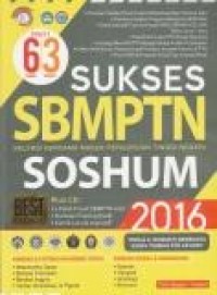 Image of Paket 63 tahun tryout sukses SBMPTN SOSHUM 2016