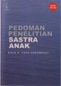 Image of Pedoman Penelitian Sastra Anak