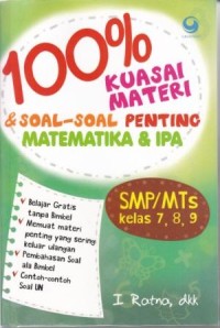 Image of 100% Kuasai Materi & Soal-soal Penting Matematika dan IPA SMP kelas 7,8,9