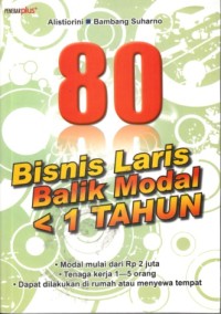 Image of 80 Bisnis laris balik modal < 1 tahun