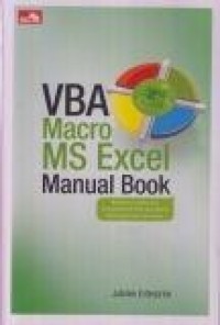 Image of VBA Macro MS Excel Manual Book