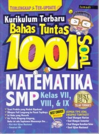Image of Kurikulum Terbaru Bahas Tuntas 1001 Soal Matematika SMP Kelas VII, VIII, & IX