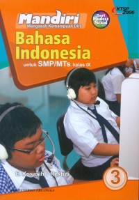 Image of Mandiri Bahasa Indonesia: untuk  SMP/MTs Kelas IX