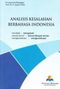 Image of Analisis kesalahan berbahasa Indonesia