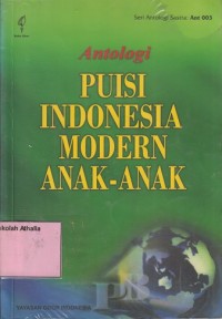 Image of Antologi puisi Indonesia modern anak-anak
