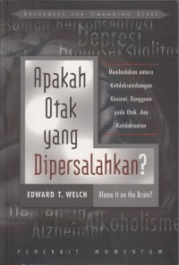 Image of Apakah otak yang dipersalahkan?