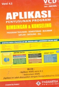 Image of Apikasi Penyusunan Program Bimbingan dan Konseling Seri SMP