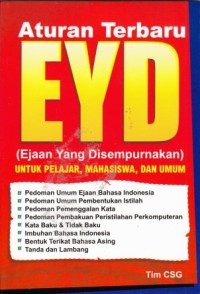 Image of Aturan terbaru EYD
