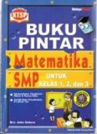 Image of Buku Pintar : matematika SMP untuk kelas 1,2, dan 3