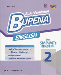 Image of BUPENA English: for SMP/MTs Grade VIII