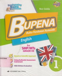 Image of BUPENA: English for SMP Grade VII