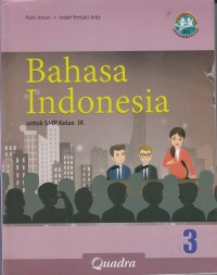 Image of Bahasa Indonesia untuk SMP Kelas IX Kurikulum 2013 Edisi Revisi 2016