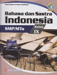 Image of Bahasa dan Sastra Indonesia Kelas IX