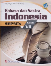 Image of Bahasa dan sastra Indonesia SMP kelas VII