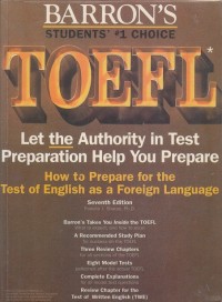 Image of Barron's Students' # 1 Choice TOEFL