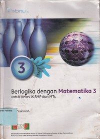 Image of Berlogika dengan Matematika 3: untuk Kelas IX SMP dan MTs