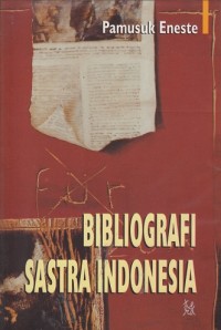 Image of Bibliografi Sastra Indonesia