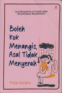 Image of Boleh kok menangis, asal tidak menyerah