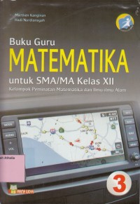 Image of Buku Guru Matematika SMA kelas XII Kelompok MIPA