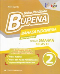 Image of BUPENA :  Buku Penilaian Bahasa Indonesia Kelompok Wajib Kelas XI Kurikulum 2013 Revisi