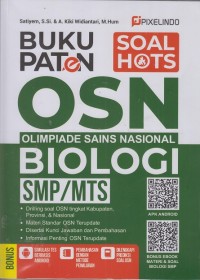Image of Buku paten OSN Biologi SMP/MTs