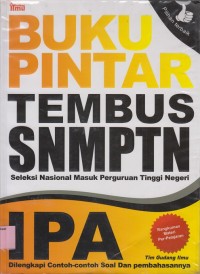 Image of Buku pintar tembus SNMPTN IPA