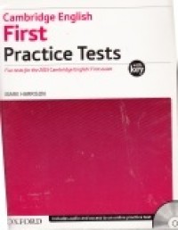 Image of Cambridge English First Practice Tests : with Key