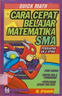 Image of Quick math: Cara cepat belajar matematika SMA