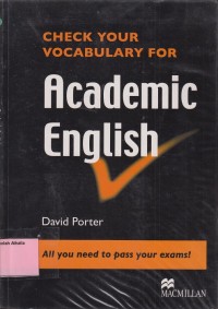 Image of Check Your Vocabulary for Academic English