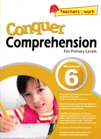 Image of Conquer comprehension for primary levels: workbook 6