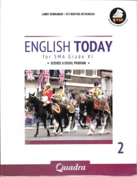 Image of English Today for SMA Grade XI
