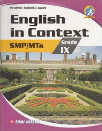 Image of English in Context SMP/MTs Grade IX