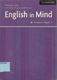 Image of English in Mind: Teacher's Book 3