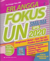 Image of Erlangga Fokus UN SMA/MA IPS 2020
