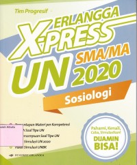 Image of Erlangga X-PRess UN SMA/MA 2020 Sosiologi