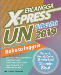Image of Erlangga X-Press UN SMP/MTs 2019 Bahasa Inggris