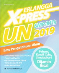 Image of Erlangga X-Press UN SMP/MTs 2019 Ilmu Pengetahuan Alam