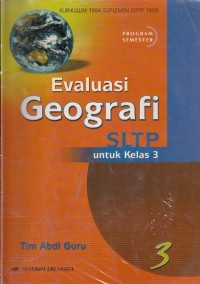 Image of Evaluasi Geografi SLTP: untuk Kelas 3