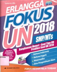 Image of Erlangga Fokus UN SMP/MTs 2018