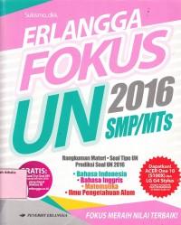 Image of Erlangga Fokus UN SMP/MTs 2016