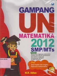 Image of Gampang UN matematika 2012 SMP/MTs