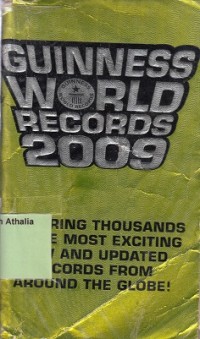 Image of Guinness World Records 2009: Featuring Thousands of the Most Exciting New and Updates Records from Around the Globe!